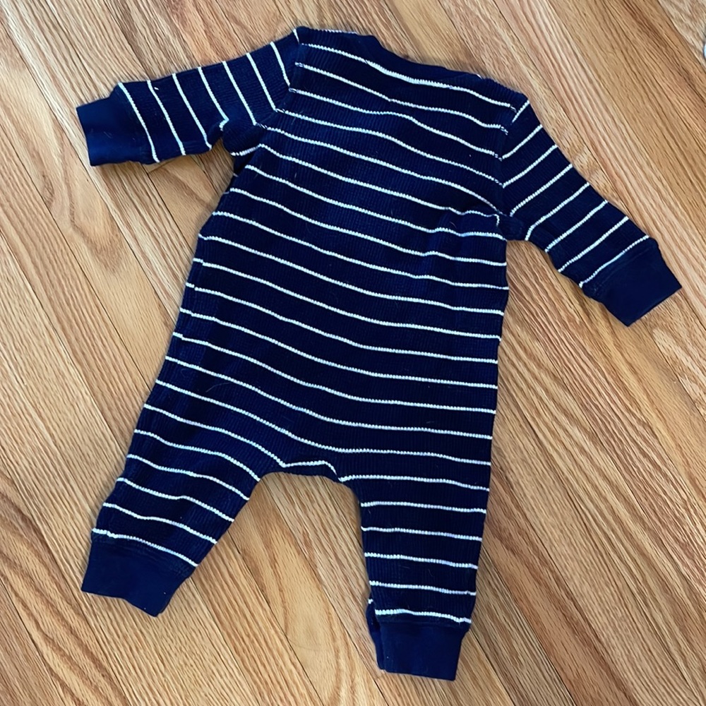 Gap striped waffle romper - Picture 3 of 3